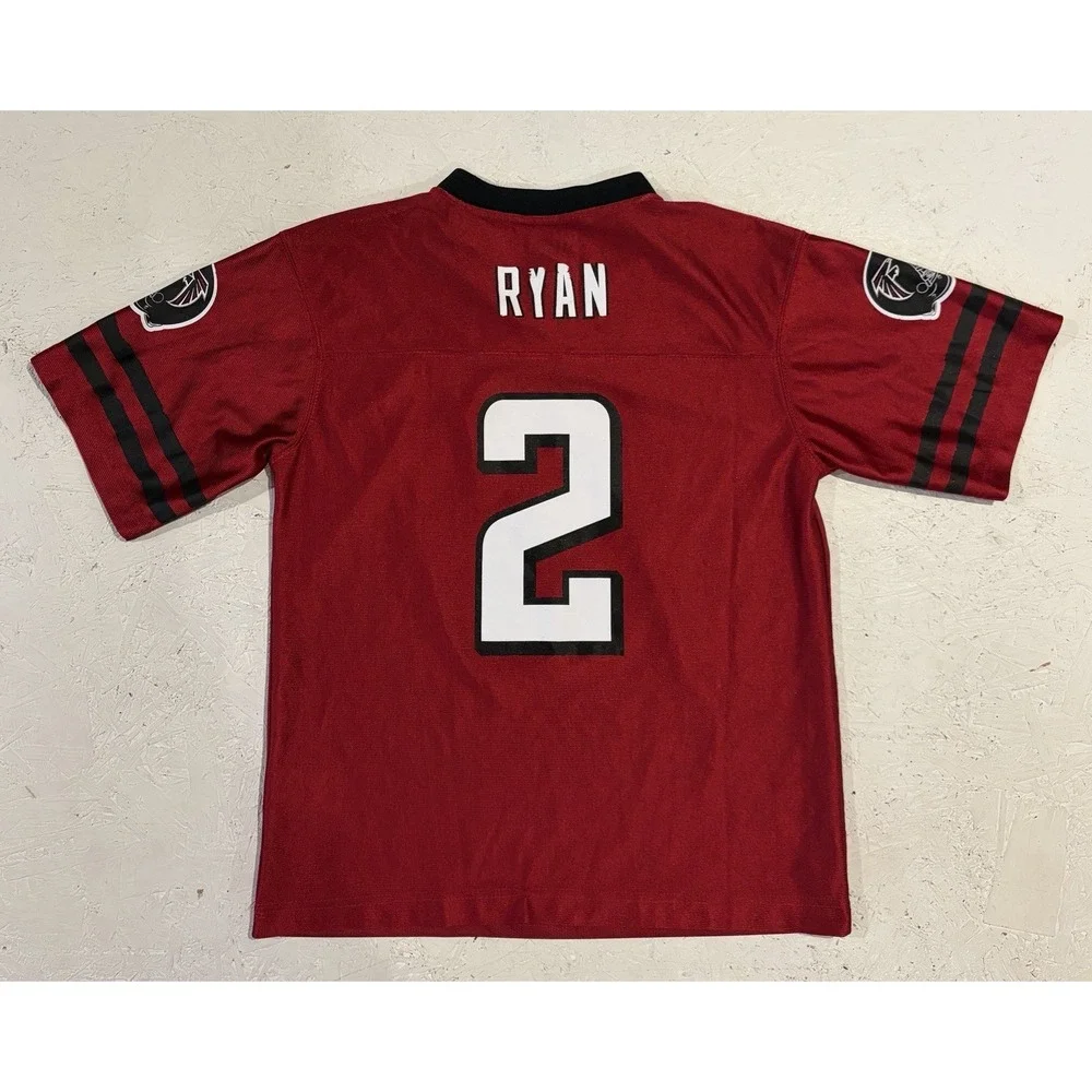 Matt Ryan Atlanta Falcons Jersey Youth XL Home Red #2 Football NFL‎ Boys